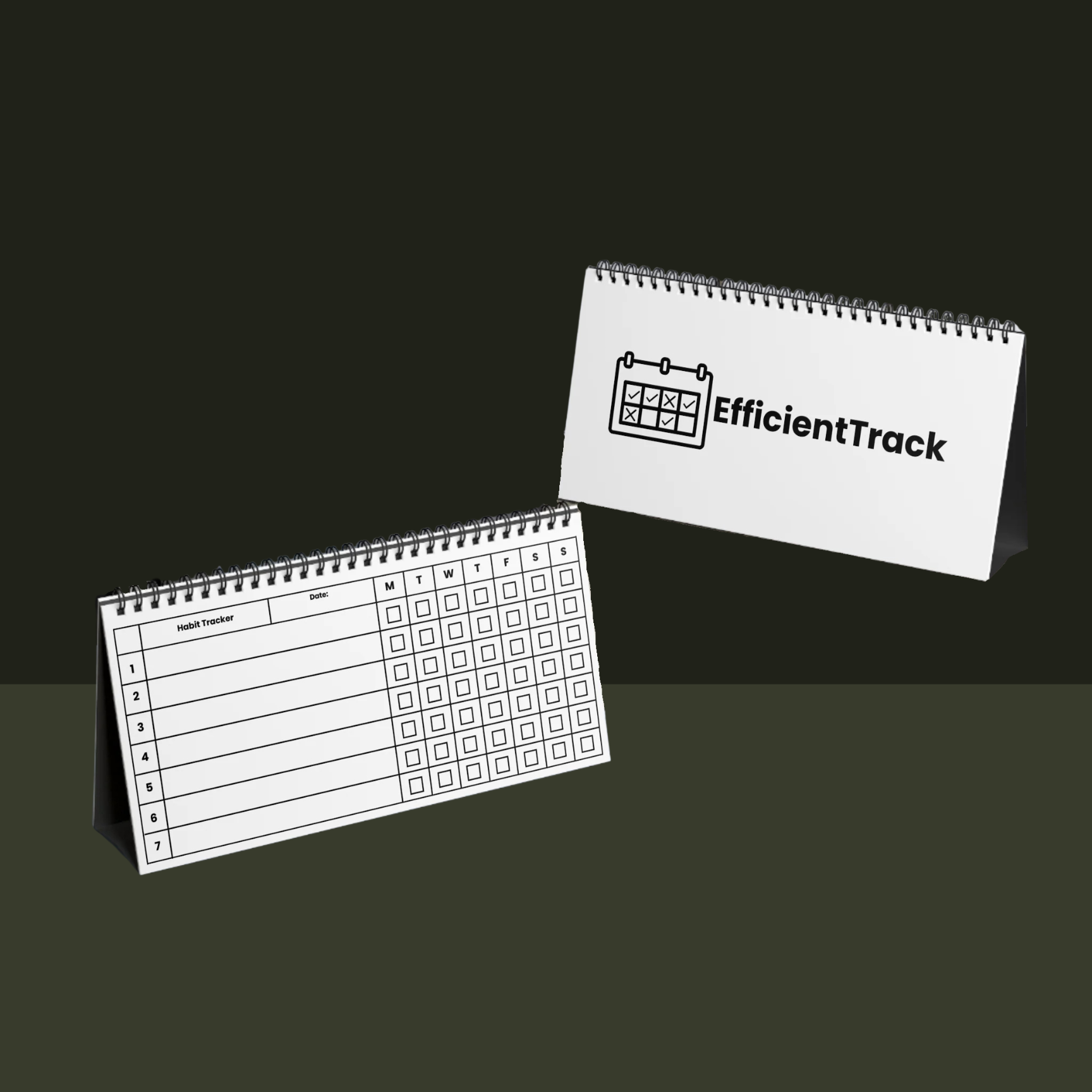 Minimalist Habit Tracker-3 Month-7 Habit Spaces